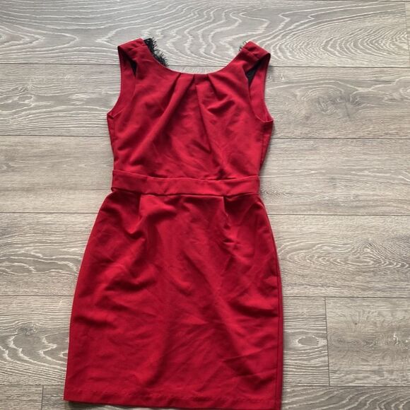 Lulus Red Lace Back Dress for Occasion - Picture 3 of 9